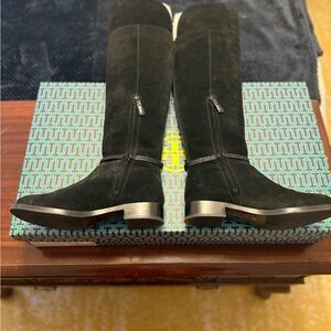 Like New Tory Burch Black Over the Knee Boots -Size 7